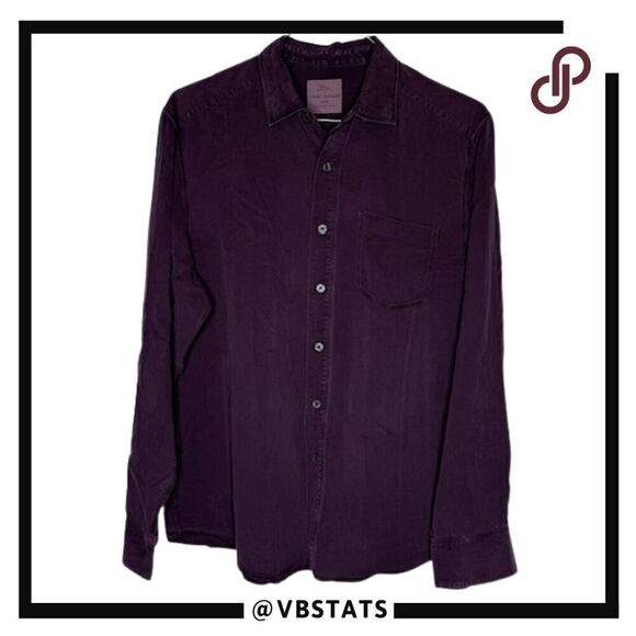 Tommy Bahama Men's Long Sleeve Button Down Shirt Purple Size Medium - Picture 1 of 8